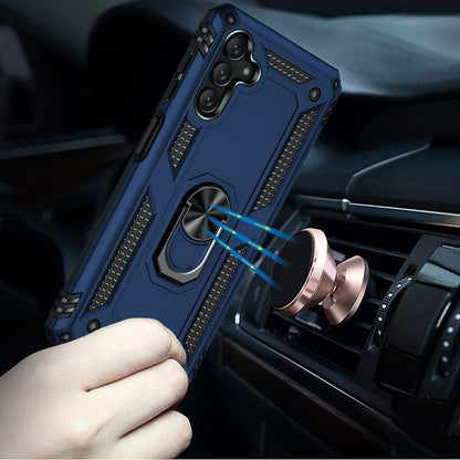 For Apple iPhone 17E /16E Hybrid Shockproof Durable 360 Degree Rotatable Ring Stand Holder Kickstand Fit Magnetic Car Mount Case Cover