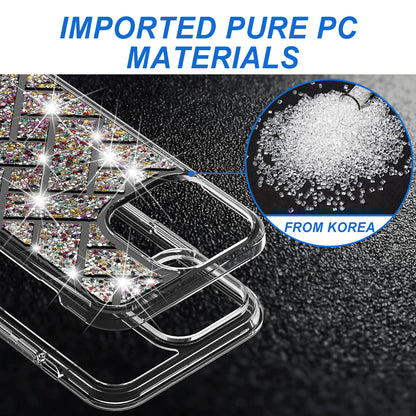 For Samsung Galaxy S25+ /S25 Plus /S24+ Plus Sparkly 3D Design Diamond Shockproof Protective Bling Glitter Rhinestone Hybrid Skin PC & TPU Case Cover