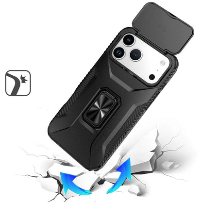 Magnetic Ring Stand Camera Protection Shockproof Heavy Duty Kickstand Rugged Grip Anti Scratch Hybrid