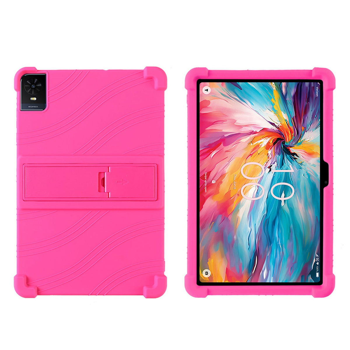 Tablet Case for TCL Tab 10 NXTPAPER 5G Thick Shockproof Silicone Heavy Duty Rugged Hybrid Full Body Drop Protection Detachable Stand Cover