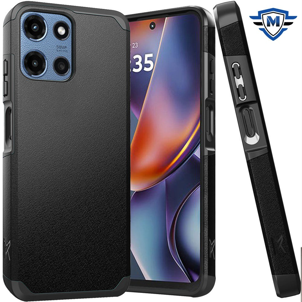 For Motorola Moto G 5G 2025 Premium Slim Tough 2in1 Hybrid Case Dual-Layer PC TPU Rubber Armor with Shockproof Protection Case Cover