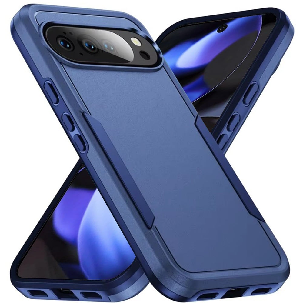 For Google Pixel 10 / 10 Pro Heavy Duty Shockproof Dual Layer Drop Protection Tough Hybrid Rugged Rubber Armor Defend Case Cover