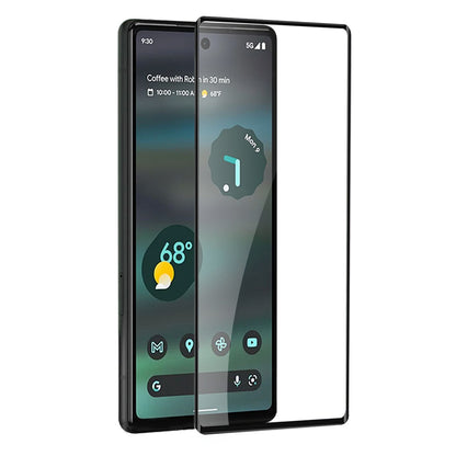 For Google Pixel 7 (6.3") Tempered Glass Screen Protector, Black Edge HD Clear, Scratch Resistant, Anti-Fingerprint, Easy Install, 9H Hardness Protector Clear Black