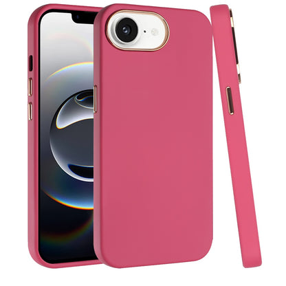 For Apple iPhone 16e Hybrid Armor Shockproof, Durable Bumper Rubber Gummy Gel Slick Hard PC Silicone TPU Case Cover