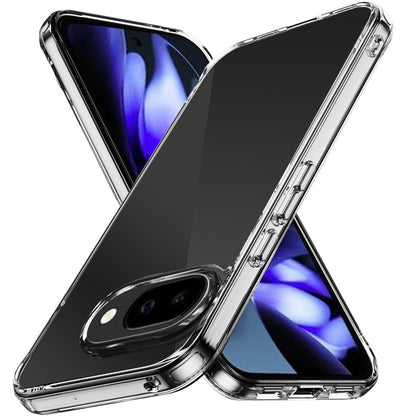 For Google Pixel 9A Shockproof Slim Crystal Clear Transparent Hybrid Cover with Enhanced Drop Protection Case Cover Clear
