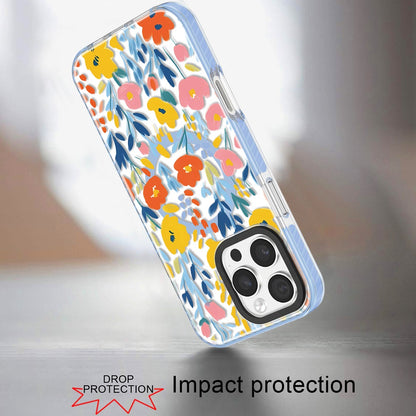For iPhone 16 Pro Max (6.9") Magnetic Hybrid Stylish Design IMD Pattern, Compatible with MagSafe, Slim TPU Protector