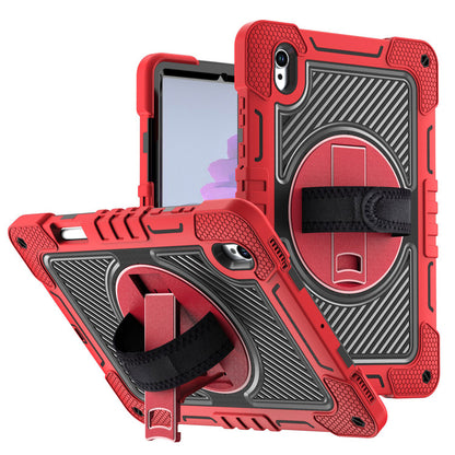 Tablet Case for Samsung Galaxy Tab S11 Multi Functional 3in1 Kickstand Hand Strap Shoulder Strap Pencil Holder Heavy Duty Shock Absorbing Rugged TPU Cover