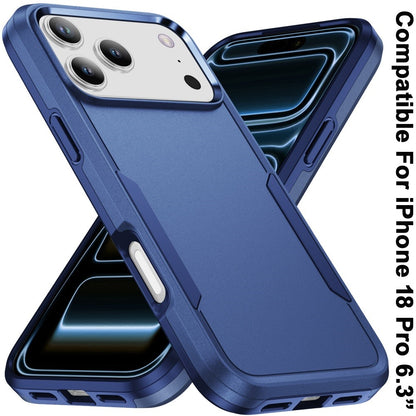 Phone Case for Apple iPhone 18 Pro Tough Hybrid Shockproof Rugged Dual Layer Durable Impact Resistant Drop Protection Heavy Duty Bumper Cover