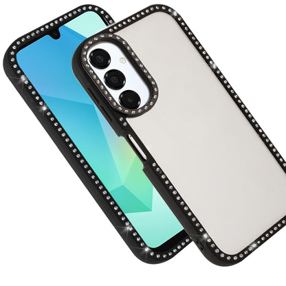 For Apple iPhone 15 Pro Max Diamond Full Rhinestone Clear Hybrid Protective, Sparkly Bling Transparent Shockproof Bumper All Around Case Cover