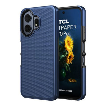 for TCL NXTPAPER 70 Pro TCL 70 Pro Dual Layer Slim & Tough Hybrid Shockproof Heavy Duty Rubber TPU Matte with Textured Rugged Shell Protection Cover
