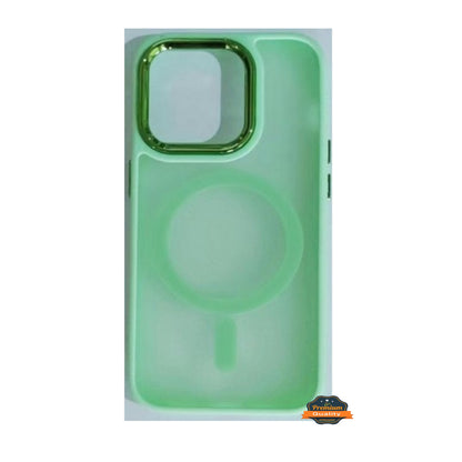 Phone Case Cover for Apple iPhone 17E /iPhone 16E Hybrid Strong Magnetic Circle Slim Fit Translucent Matte Back TPU Shockproof Design Cover