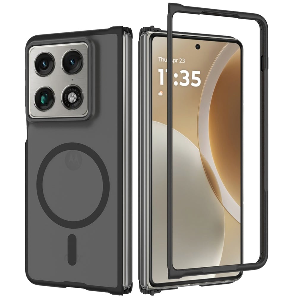 Phone Case for Motorola Razr Fold 2026 Magnetic Circle Matte Hybrid Shockproof Smooth Grip Durable Camera Protection Soft Touch TPU Armor Cover
