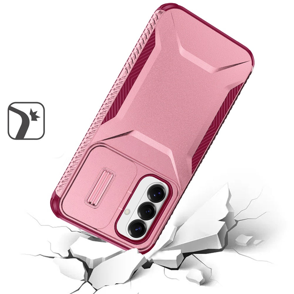 Phone Case for Samsung Galaxy S26 FE /Fan Edition Shockproof Hybrid Rugged Grip Camera Window Guard Window Protective Heavy Duty Slim Textured Design Cover