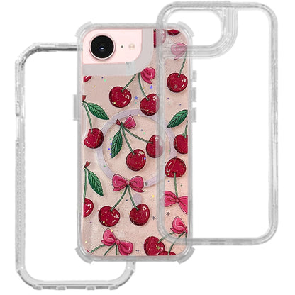 Phone Case for Apple iPhone 17E /16E /SE4 Magnetic Hybrid Fashion Printed Pattern Artwork Stylish Printed Design Dual Layers TPU Rubber SIlicone Hard PC Cover