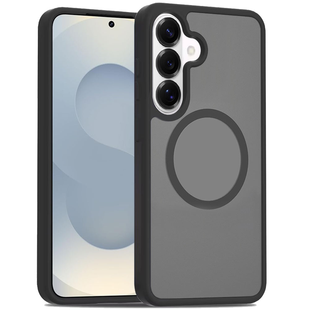 For Samsung Galaxy S26+ / S26 Plus MagSafe Compatible Integrated Technology Clean Transparent Hybrid Armor TPU Frame Case Cover