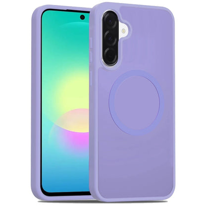 Phone Case for Samsung Galaxy A27 Magnetic Matte Hybrid Shockproof Smooth Grip Durable Camera Protection Anti-Slip Soft Touch TPU Armor Cover