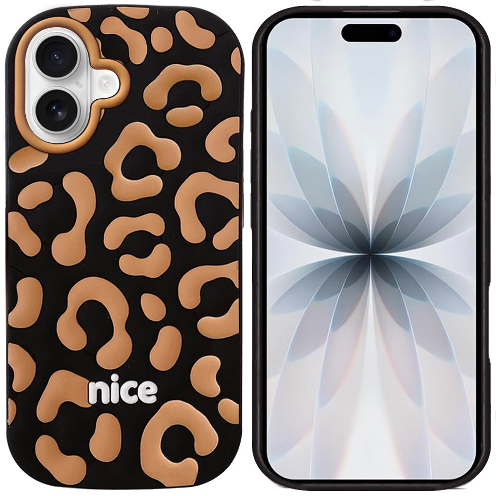 Phone Case for Apple iPhone 17 (6.3") Fashionable Silicone Textured Decorative Design Pattern Protective Rubber TPU Hybrid Protection Cover