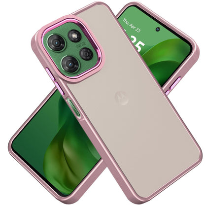 For Motorola Moto G Power 5G 2027 Slim Fit Thin Hybrid,Frosted Matte Polished Acrylic Hard PC with TPU Rubber Frame Case Cover