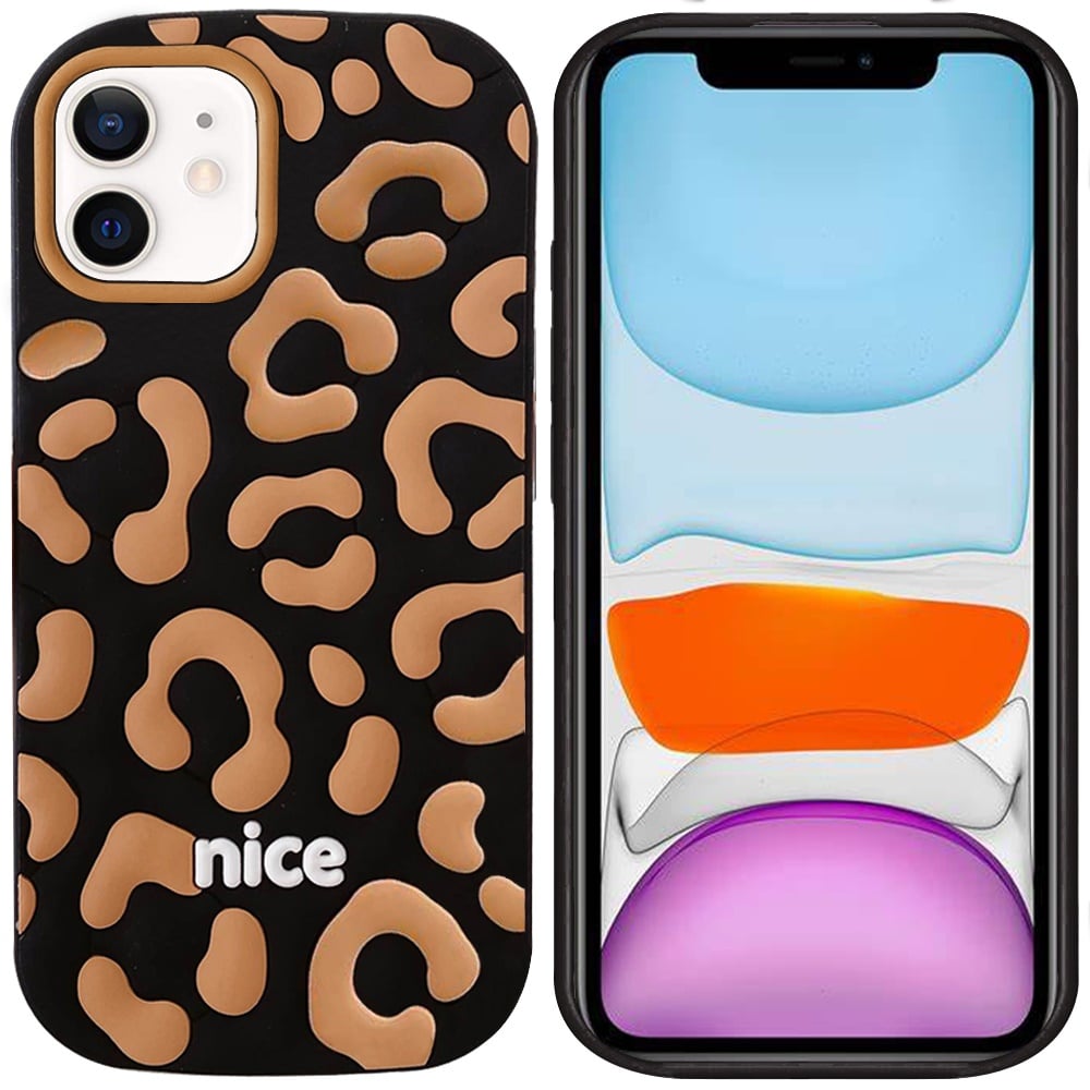 Phone Case for Apple iPhone 11 Fashionable Silicone Textured Decorative Design Pattern Protective Rubber TPU Hybrid Protection Cover