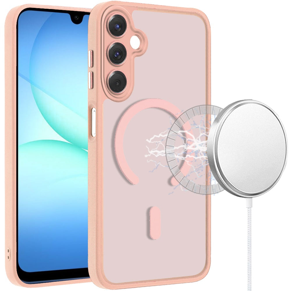Matte Frosted Magnetic Back Hybrid Hard PC Soft TPU Camera Protection Slim Shock Absorbing Anti Fingerprint