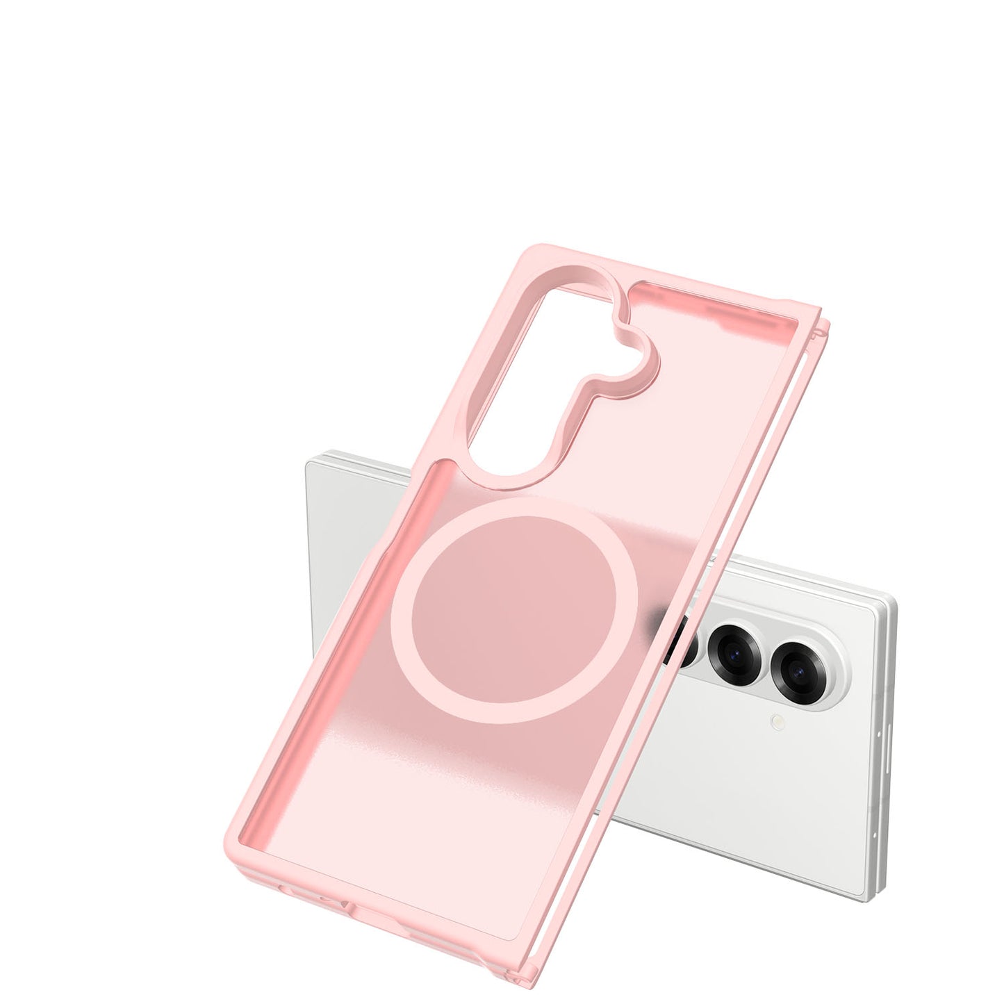 For Samsung Galaxy Z Fold 7 Magnetic Case Hybrid Soft TPU Rubber Bumper Hard Translucent Matte Back Slim Shockproof Case Cover