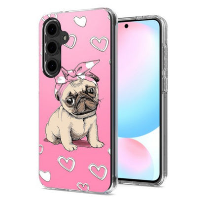 For Apple iPhone 16e /iPhone SE4 Hybrid Clear Frame with Trendy Pattern Design, Shockproof Hard Back & TPU Rubber Case Cover