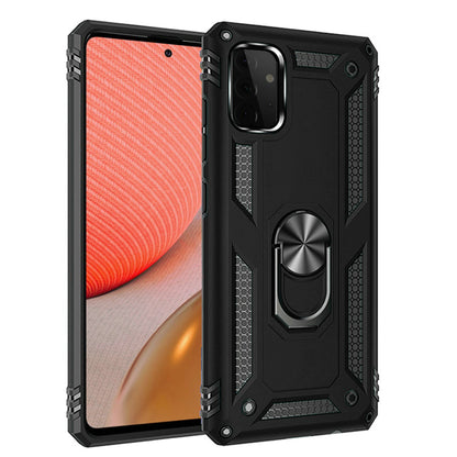 For Apple iPhone 17E /16E Hybrid Shockproof Durable 360 Degree Rotatable Ring Stand Holder Kickstand Fit Magnetic Car Mount Case Cover