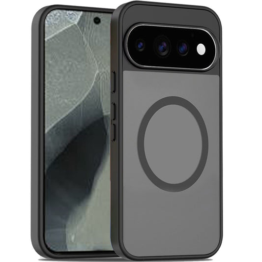 Phone Case for Google Pixel 11 Pro XL Magnetic Matte Hybrid Shockproof Smooth Grip Durable Camera Protection Anti-Slip Soft Touch TPU Armor Cover