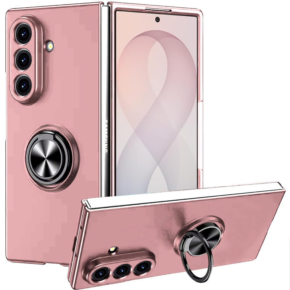 Phone Case for Samsung Galaxy Z Fold 8 Ultra Invisible Ring Stand Shockproof Anti Slip Durable Grip Protective Hybrid Slim Fit Magnetic Car Mount Holder Cover