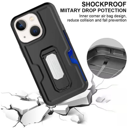 Phone Case Cover for Motorola Moto G Stylus 5G 2026 Hybrid Wallet Case with Invisible ID Card Slot, Kickstand, Holster Belt Clip, Heavy-Duty Protection Cover Black