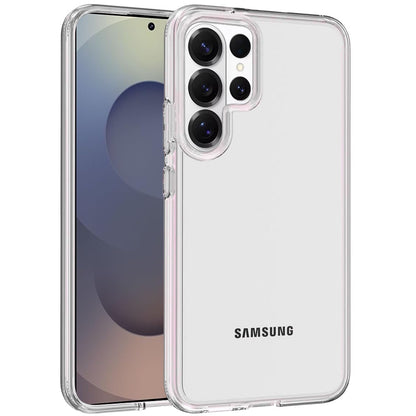 For Samsung Galaxy S26 Ultra Transparent Shock Absorption PC + TPU Rubber Gel Thick 3mm Hybrid Silicone Slim Fit Back Case Cover