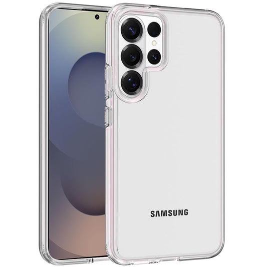 For Samsung Galaxy S26 Ultra Transparent Shock Absorption PC + TPU Rubber Gel Thick 3mm Hybrid Silicone Slim Fit Back Case Cover