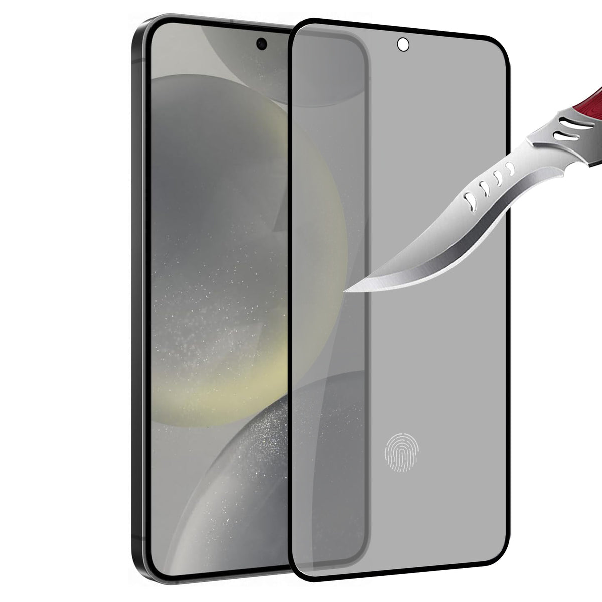 For Samsung Galaxy A37 Privacy Screen Protector, Anti Spy Anti Peeping Tempered Glass Full Protective Film, 9H, Anti Scratch, Easy Install Protector Black