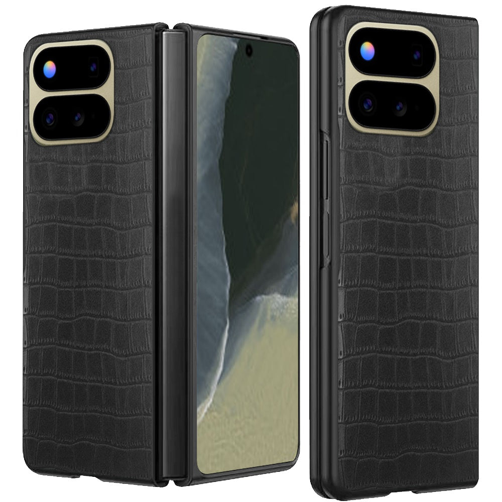 Premium PU Vegan Leather Hard Shell Snap On Slim Fit Hybrid Protective Reinforced Rugged Skin Design