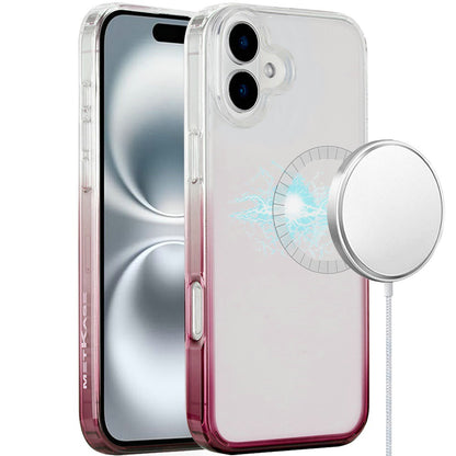 For Samsung Galaxy S25 /S24 Transparent Two Tone Gradiant Magnetic Space [Compatible with Magsafe] Hybrid Shockproof Protective Case Cover
