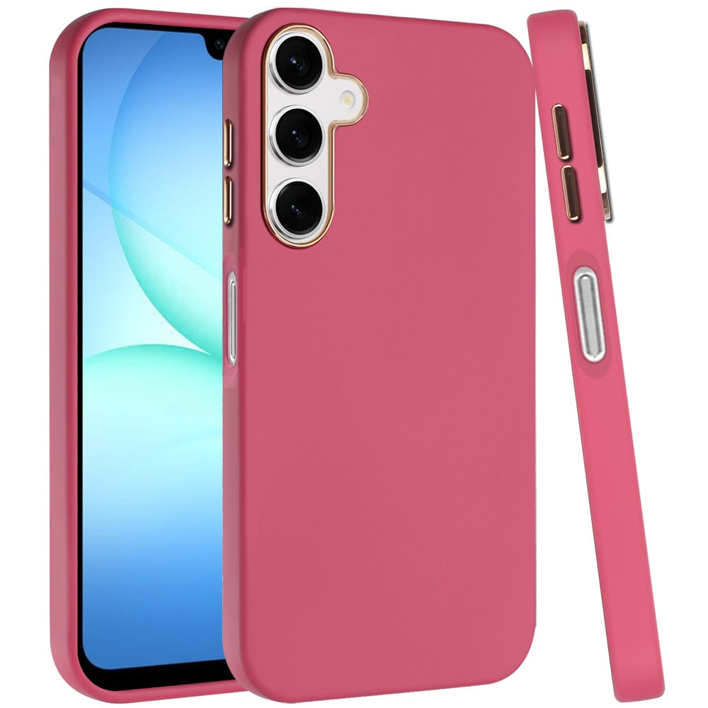 For Samsung Galaxy S25 Fan Edition /Galaxy S25 FE Hybrid Armor Shockproof, Durable Bumper Rubber Gummy Gel Slick Hard PC Silicone TPU Case Cover
