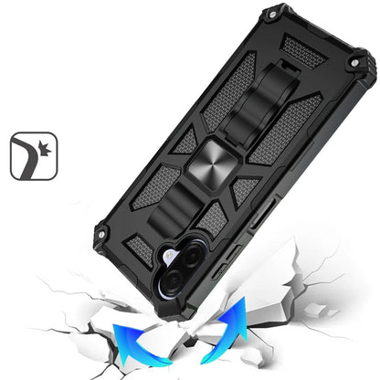Phone Case Cover for Samsung Galaxy A07 4G Hybrid Shockproof [Military Grade] Rugged Protective with Magnetic Car Mount & Invisible Stand Cover