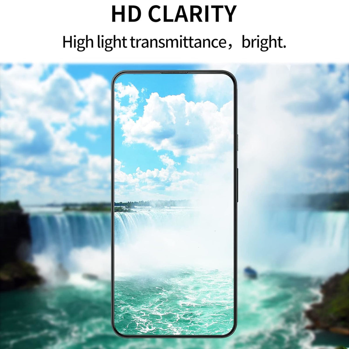 For Apple iPhone 12 /12 Pro HD Clear Tempered Glass Screen Protector Scratch-Resistant Film Protector Clear