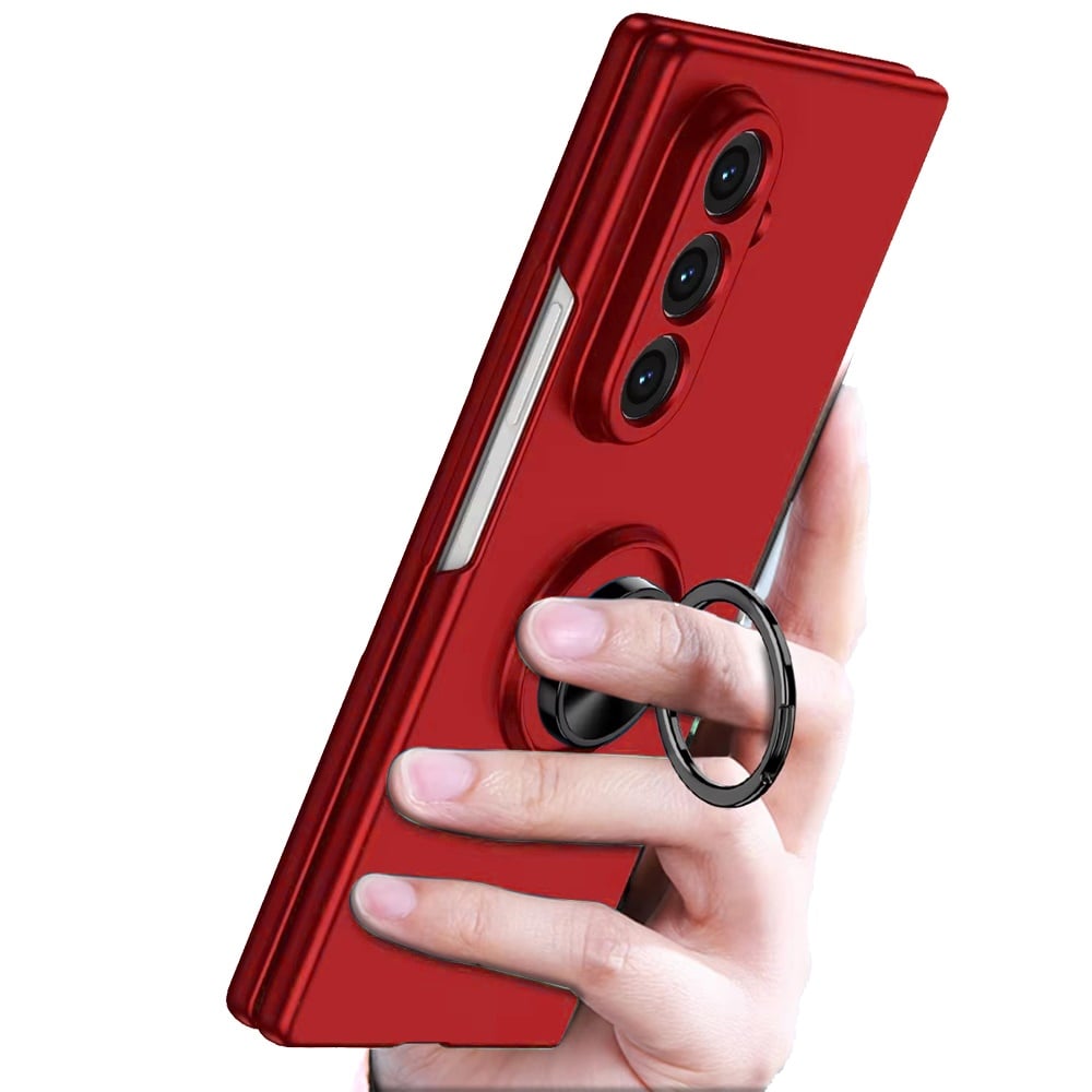Phone Case for Samsung Galaxy Z Fold 8 Ultra Invisible Ring Stand Shockproof Anti Slip Durable Grip Protective Hybrid Slim Fit Magnetic Car Mount Holder Cover