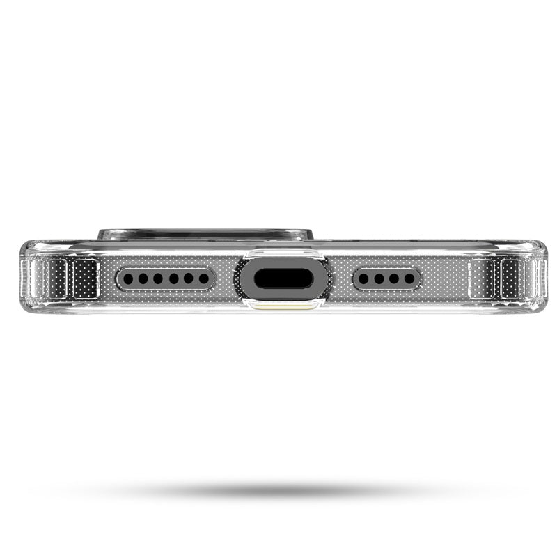 For Ultra-sleek Hybrid Slim Hard PC & TPU Compatible with MagSafe, Magnetic Protective Phone Case for Apple iPhone 16 Pro Max - Transparent Clear Case Cover Clear