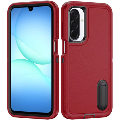 For Samsung Galaxy S25 Fan Edition /Galaxy S25 FE Hybrid 3 Layers Hard 3in1 Shockproof with Kickstand Heavy Duty Hard TPU Rubber Anti-Drop Case Cover