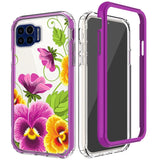 For Samsung Galaxy A03S Beautiful Design 3 in 1 Hybrid Triple Layer Armor Hard PC Rubber TPU Shockproof Protective Frame  Phone Case Cover