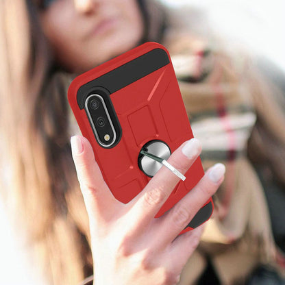 For Motorola Moto G Stylus 5G 2022 Hybrid Stand Kickstand Ring Holder [360° Rotating] Armor Dual Layer Hard TPU Rubber  Phone Case Cover