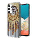 For Samsung Galaxy A53 5G Case Hybrid Design Image Transparent Rubber TPU Protector Thin Shell Back PC Armor Shockproof  Phone Case Cover