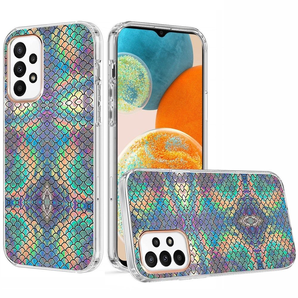 For Apple iPhone 14 (6.1") Creative Stylish Fashion Design Hybrid Rubber TPU Hard PC Shockproof Slim Fit  Phone Case Cover