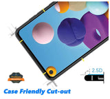 For Samsung Galaxy A03S Screen Protector, 9H Hardness Full Glue Adhesive Tempered Glass [3D Curved Glass, Bubble Free] HD Glass Screen Protector Clear Black Screen Protector
