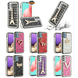 For Apple iPhone XR Fashion Luxury 3D Bling Diamonds Rhinestone Jeweled Ornament Shiny Crystal Hybrid Hard  Phone Case Cover