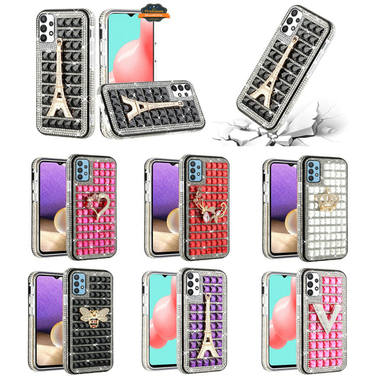 For Apple iPhone 8 /7/6s/6 /SE 2nd Generation Fashion Luxury 3D Bling Diamonds Rhinestone Jeweled Ornament Shiny Crystal  Phone Case Cover