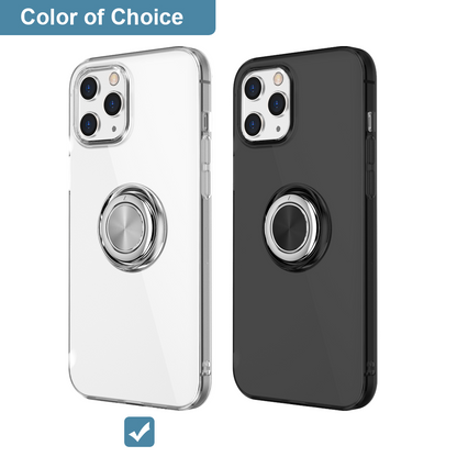 For Apple iPhone 14 /Pro Max Hybrid with Invisible Ring Kickstand, Protective TPU & Hard Shock -Absorbing  Phone Case Cover