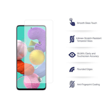 For Apple iPhone 14 (6.1") [2 Pack] Tempered Glass Screen Protector Round Edges [9H Hardness] [Case Friendly] Glass Screen Protector Guard Clear Phone Case Cover